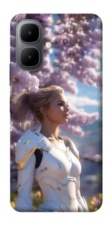 Чохол на Infinix Smart 10 Cyber space girl ver.1 фото 1 з 1