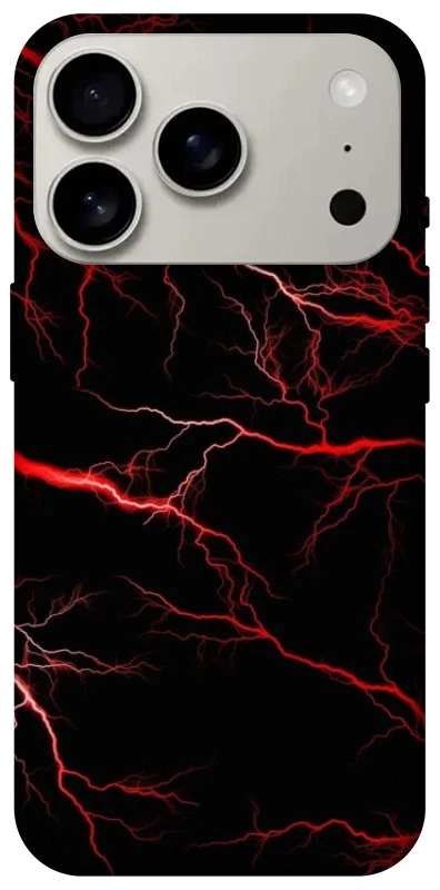 Чехол на Apple iPhone 17 Pro (6.3") Красная молния фото 1 из 1