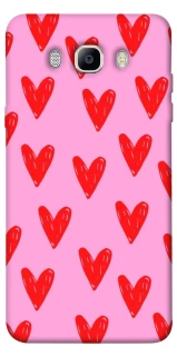 Чохол на Samsung J710F Galaxy J7 (2016) Red hearts 2 фото 1 з 1