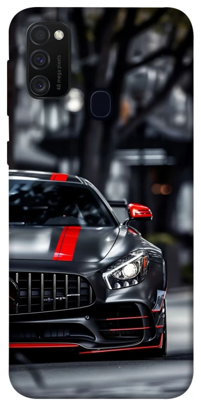 Чехол на Samsung Galaxy M21 Black Mercedes фото 1 из 1