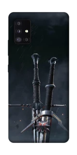 Чохол на Samsung Galaxy A51 5G Мечі Ведьмака фото 1 з 1