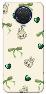 Чехол на Nokia G20 / G10 / 6.3 Labubu Green Heart фото 1 из 1