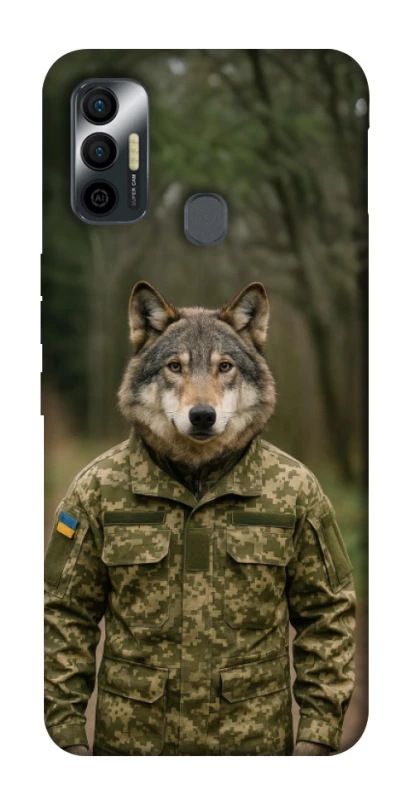 Чохол на TECNO Spark 7 Вовк захисник фото 1 з 1