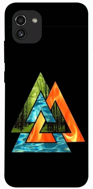 Чехол на Samsung Galaxy A03 Валькнут v4 фото 1 из 1