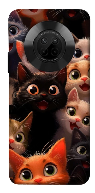 Чохол на Huawei Y9a happy cats фото 1 з 1