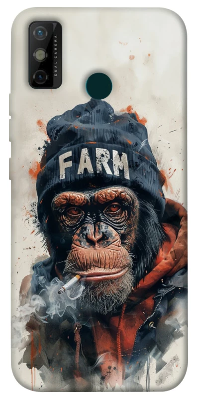 Чохол на TECNO Spark 6 Go Шимпанзе v3 фото 1 з 1