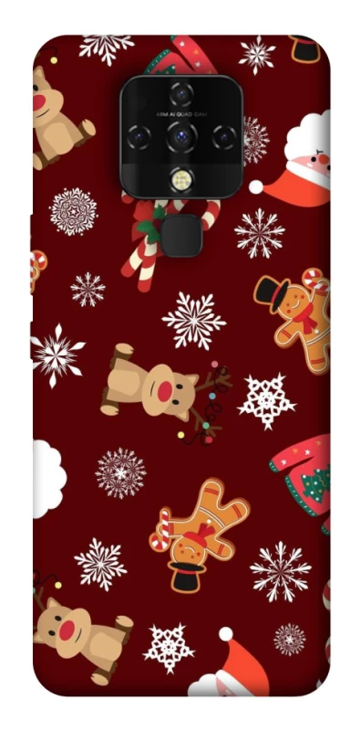 Чохол на TECNO Camon 16 SE Новорічний v6 фото 1 з 1