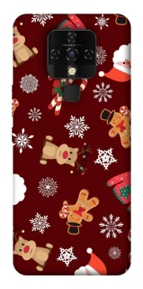 Чохол на TECNO Camon 16 SE Новорічний v6 фото 1 з 1