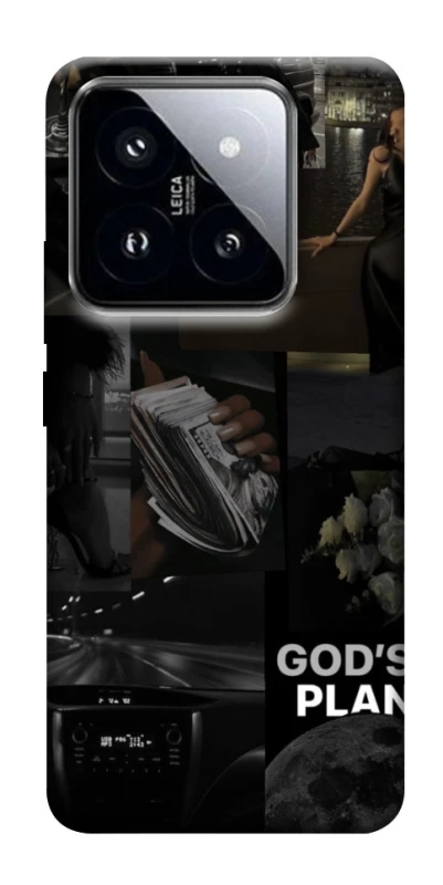 Чохол на Xiaomi 14 Pro God's plan фото 1 з 1