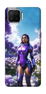 Чехол на Oppo A73 (2017) Cyber space girl ver.4 фото 1 из 1