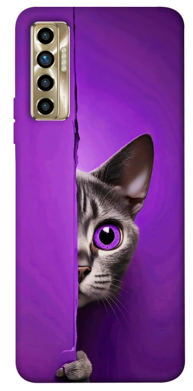 Чохол на TECNO Camon 17P Кіт-підглядач фото 1 з 1