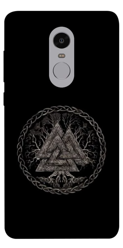 Чехол на Xiaomi Redmi Note 4X / Note 4 (Snapdragon) Валькнут v3 фото 1 из 1