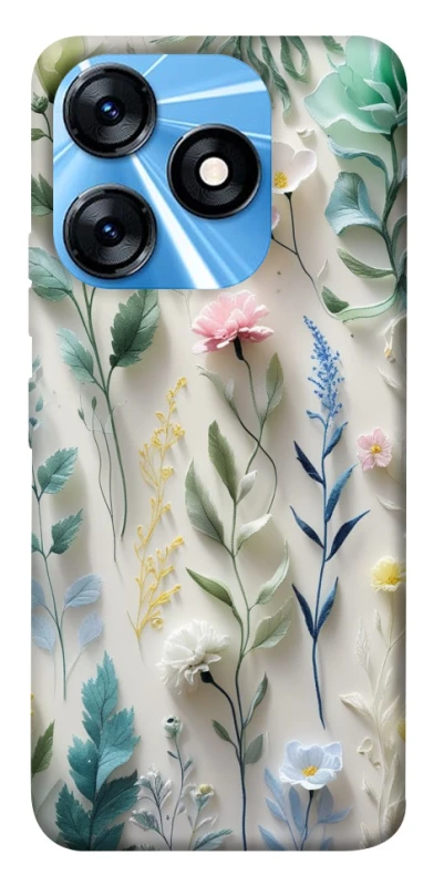 Чехол на TECNO Spark 10 Floral design ver.3 фото 1 из 1