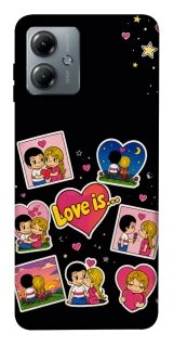Чохол на Motorola Moto G14 Love is фото 1 з 1