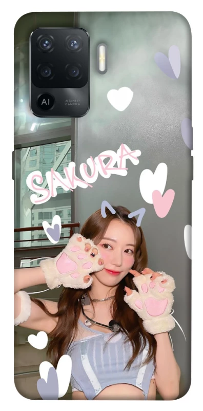 Чохол на Oppo Reno 5 Lite Sakura - LE SSERAFIM фото 1 з 1