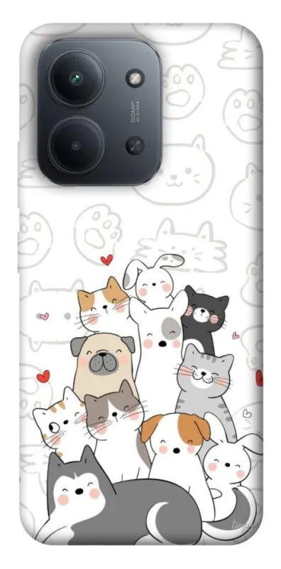 Чехол на Xiaomi Redmi 15C (Global) Funny Pets фото 1 из 1