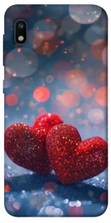Чехол на Samsung Galaxy A10 (A105F) Red hearts фото 1 из 1