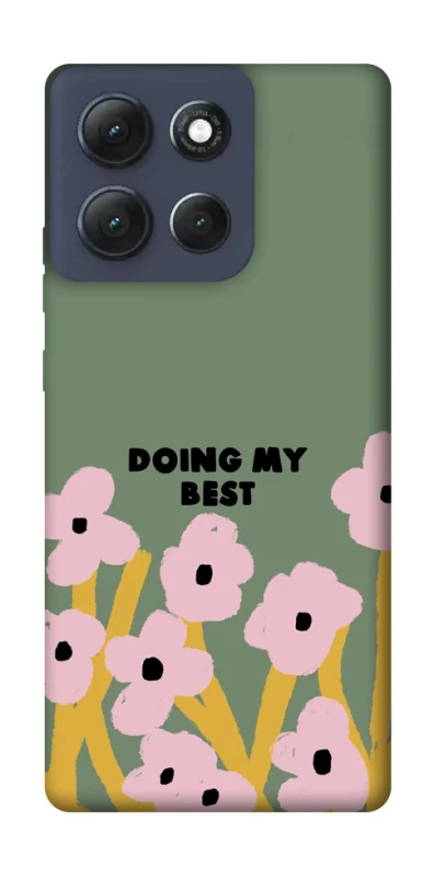 Чохол на Motorola Moto G86 Power Doing my best фото 1 з 1