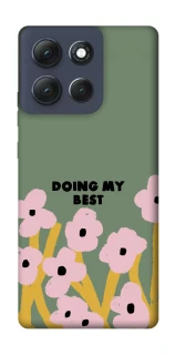 Чохол на Motorola Moto G86 Power Doing my best фото 1 з 1