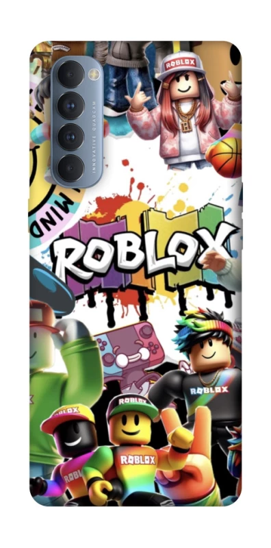 Чохол на Oppo Reno 4 Pro Roblox Characters Collage фото 1 з 1