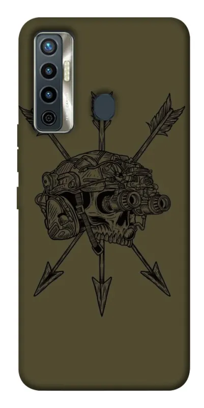 Чехол на TECNO Camon 17 Mil skull фото 1 из 1