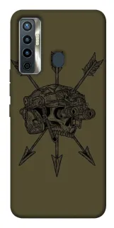 Чохол на TECNO Camon 17 Mil skull фото 1 з 1