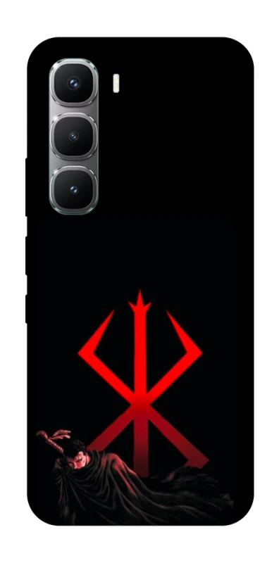 Чохол на Infinix Hot 60 Pro Berserk Red Logo фото 1 з 1