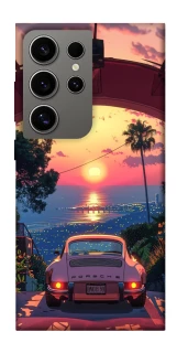 Чехол на Samsung Galaxy S24 Ultra Porsche at sunset фото 1 из 1