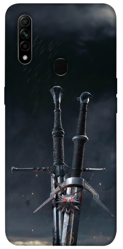 Чехол на Oppo A31 Мечи Ведьмака фото 1 из 1
