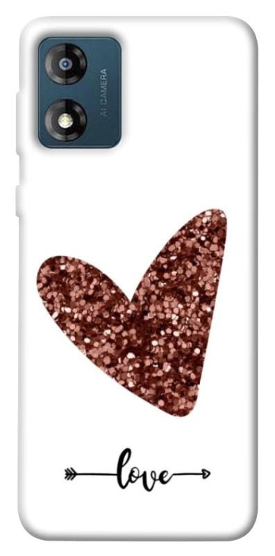 Чехол на Motorola Moto E13 Love rose фото 1 из 1