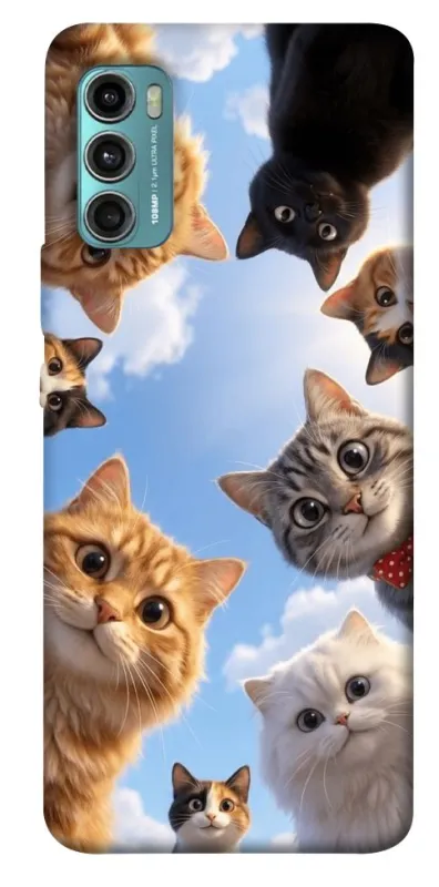 Чохол на Motorola Moto G60 Cats фото 1 з 1