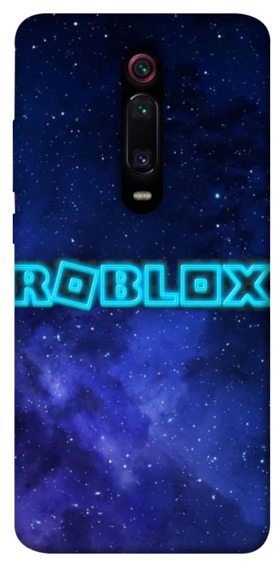 Чехол на Xiaomi Redmi K20 / K20 Pro / Mi9T / Mi9T Pro Roblox Space Logo Blue фото 1 из 1