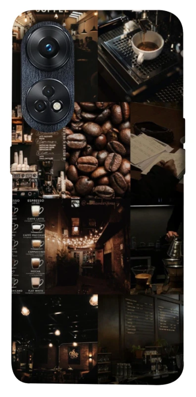 Чохол на Oppo Reno 8T 4G Coffee collage ver.1 фото 1 з 1