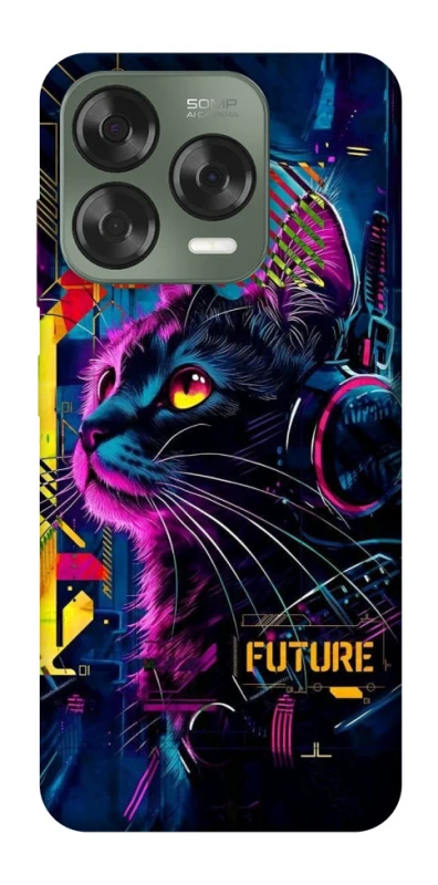 Чехол на ZTE Nubia V70 Design Cyber Cat v2 фото 1 из 1
