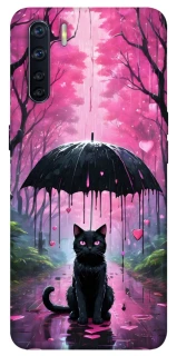 Чохол на Oppo A91 Black cat фото 1 з 1