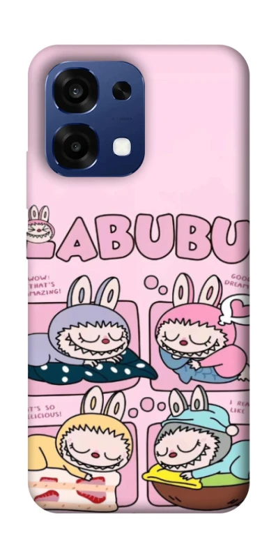 Чохол на Oppo A6 Pro 4G/5G Labubu Dreams Collage фото 2 з 2