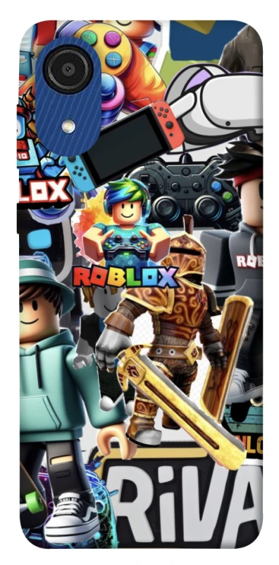 Чехол на Samsung Galaxy A03 Core Roblox collage ver.1 фото 1 из 1