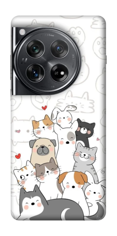 Чехол на OnePlus 12 Funny Pets фото 1 из 1