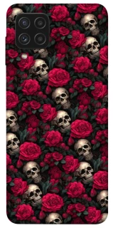 Чехол на Samsung Galaxy A22 4G Черепа и розы фото 1 из 1