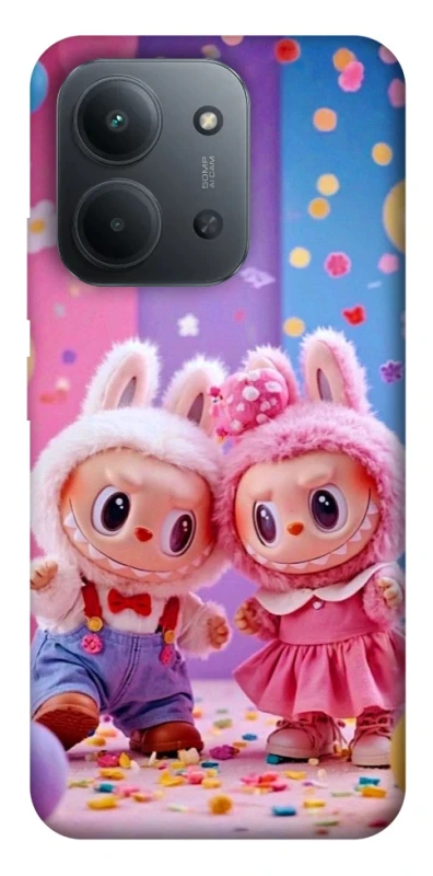 Чехол на Xiaomi Redmi 15C (EU) Labubu twins ver.3 фото 1 из 1