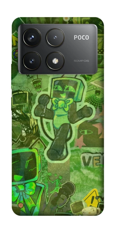 Чохол на Xiaomi Poco F6 Pro Dandysworld tv green theme фото 1 з 1