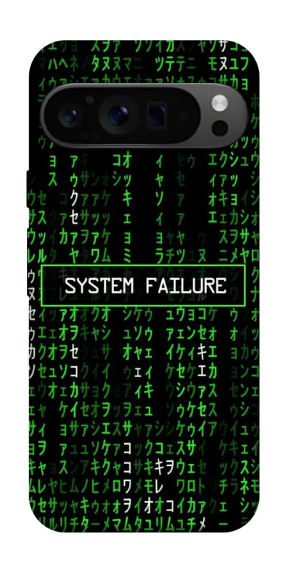 Чехол на Google Pixel 9 Pro Matrix system failure фото 1 Чехол на Google Pixel 9 Pro Matrix system failure фото 1 из 1