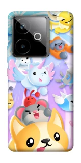 Чехол на Realme GT 7T Adopt Me Rainbow Pet Parade фото 1 из 1