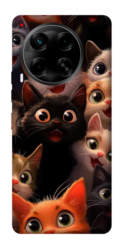 Чохол на TECNO Camon 30 (CL6) happy cats фото 1 з 1