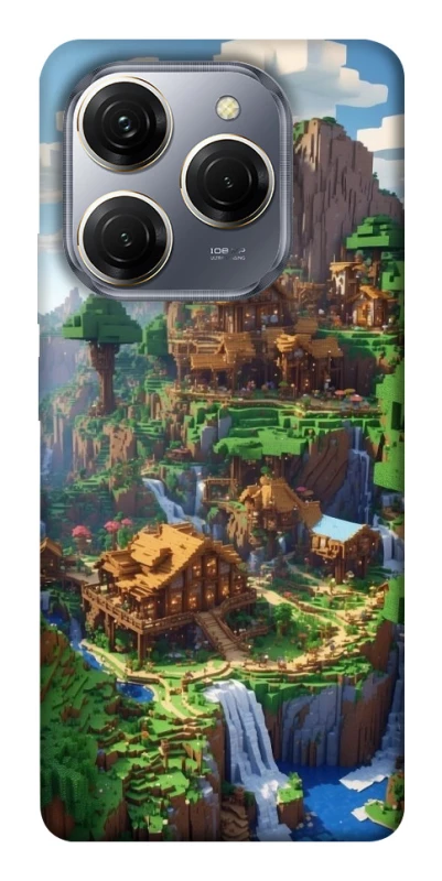 Чохол на TECNO Spark 20 Pro Minecraft universe фото 1 з 1