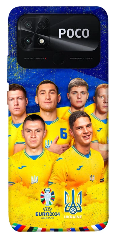 Чехол на Xiaomi Poco C40 Сбоная Украины v2 фото 1 из 1