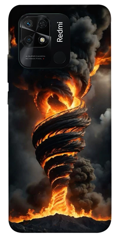 Чехол на Xiaomi Redmi 10C Огненный торнадо фото 1 из 1