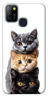 Чохол на Infinix Hot 10 Lite Гарні котики фото 1 з 1