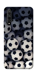 Чехол на Huawei Honor 20 / Nova 5T Футбольные мячи фото 1 из 1