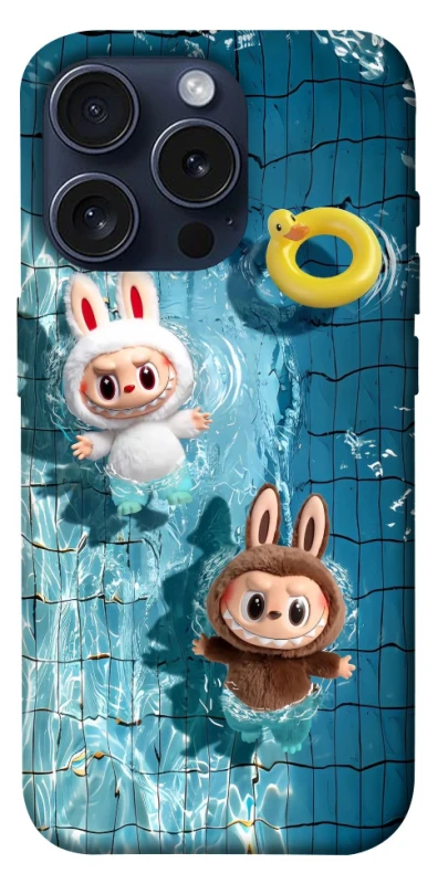 Чохол на Apple iPhone 15 Pro (6.1") Labubu in the pool фото 1 з 1